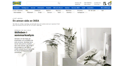 Desktop Screenshot of livethemma.ikea.se